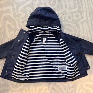 Gap Navy Blue Rain Jacket